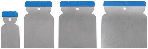 'Шпатели металлические, набор 4 шт.("Япончик") 50/80/100/120 мм