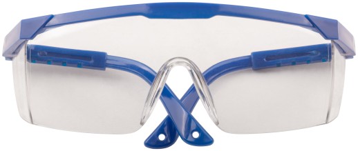 Очки защитные с регулируемыми дужками прозрачные