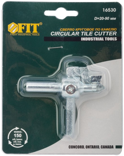 Сверло круговое по кафелю "Балеринка" 20-90 мм