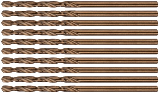 Сверла по металлу HSS с добавкой кобальта 5% Профи 2,0 мм (10 шт.)
