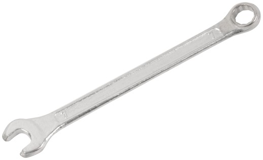 Ключ комбинированный, цинковое покрытие 7 мм