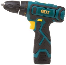 Дрель-Шуруповерт акк. 12,0 В; 0-350/1300 об/мин; 23,0 Нм; 2 (Li-Ion) 1,3 Ач; 1,5 ч.; рез. накл.; кейс