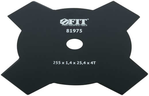 Нож для триммера, 4 лопасти, 2-х сторонние лезвия 255х25,4х4Т