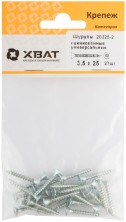Шурупы оцинкованные, универсальные 3.5 х 25 (фасовка 27 шт)