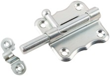 Шпингалет накладной, 60 мм, цинк