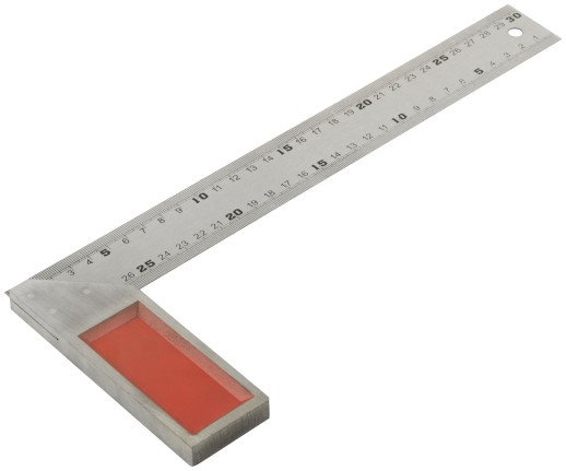 Угольник столярный, рифленая шкала 300 мм