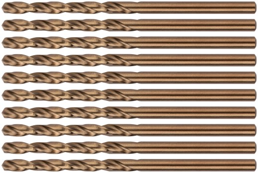 Сверла по металлу HSS с добавкой кобальта 5% Профи 3,2 мм (10 шт.)