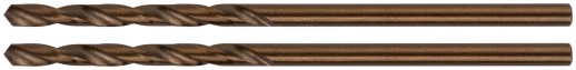 Сверла по металлу HSS с добавкой кобальта 5% Профи в блистере  2,0 мм ( 2 шт.)