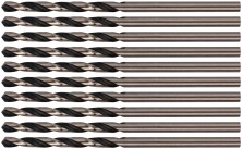 Сверла по металлу HSS черненые 2,5x57 мм (10 шт.)