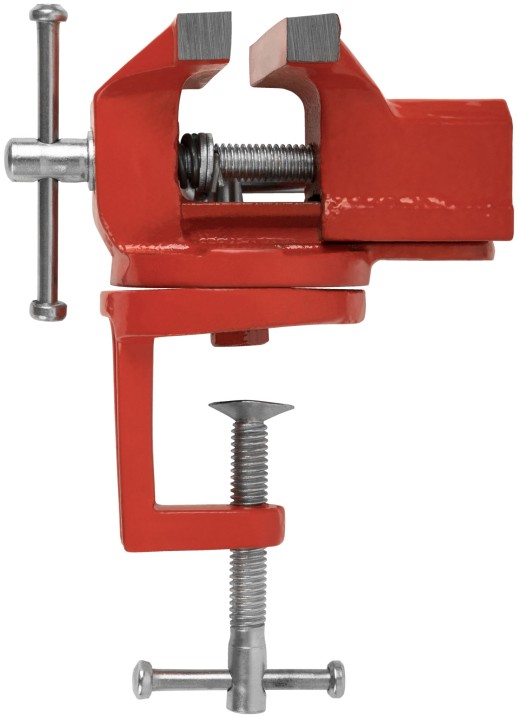 Тиски настольные облегченные поворотные 75 мм ( 1,25 кг )