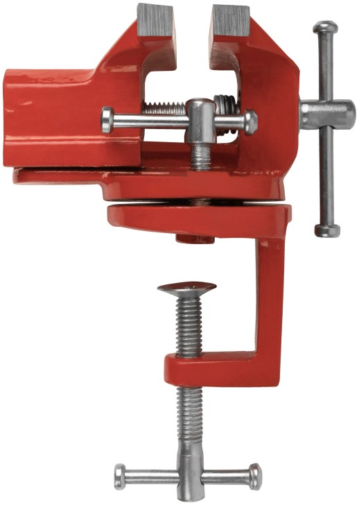 Тиски настольные облегченные поворотные 75 мм ( 1,25 кг )