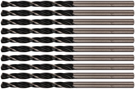 Сверла по металлу HSS черненые 3,2x63 мм (10 шт.)