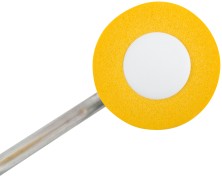 Валик прижимной резиновый, для обоев, желтый  50 мм