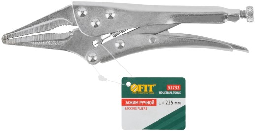 Зажим ручной с фиксатором тип CD 225 мм