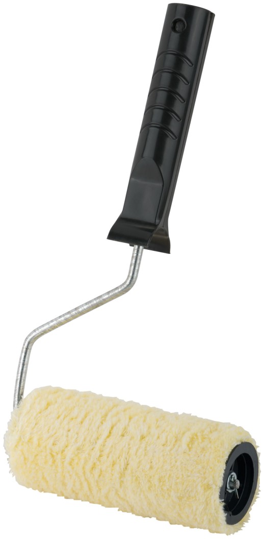 Валик полиакриловый желтый с ручкой 150 мм