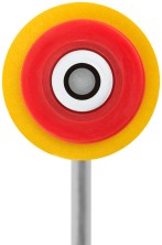 Валик прижимной резиновый, для обоев, желтый 150 мм