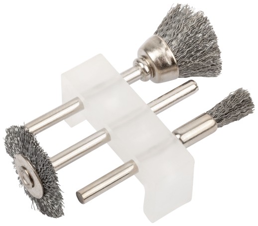 Корщетки из нержавеющей стали, набор 3 шт.