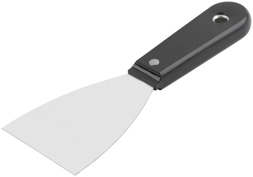 Шпатель с пластиковой ручкой полированный 3" (75 мм)