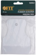 Шпатель резиновый белый 80 мм