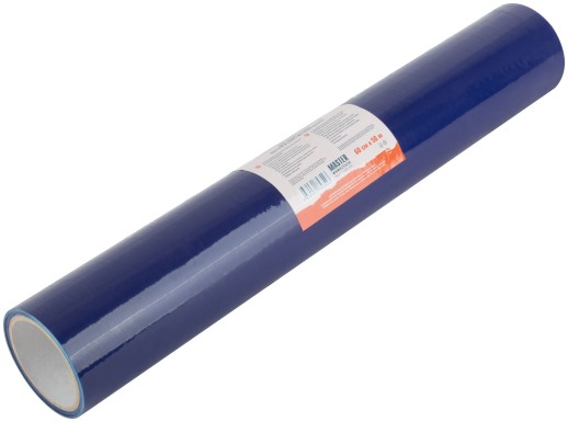 Самоклеящаяся пленка для защиты окон, синяя, толщина 32 мкм., 60 см х 50 м