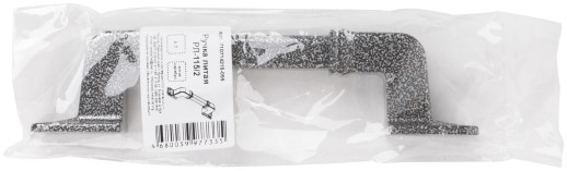 Ручка дверная литая РЛ-115/2, 115 мм, серебро