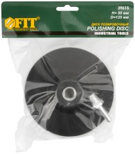 Диск полировальный поролоновый, гайка М14, 125х50 мм