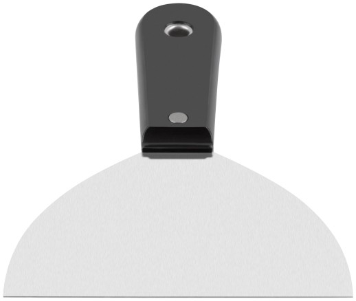 Шпатель с пластиковой ручкой полированный 5" (125 мм)