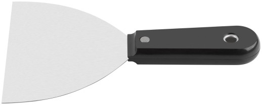 Шпатель с пластиковой ручкой полированный 5" (125 мм)