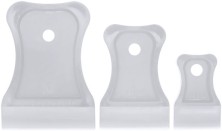 Шпатели, мягкий пластик, 40/60/80 мм, набор 3 шт., цветные