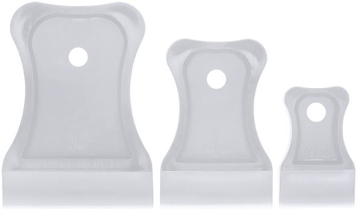 Шпатели, мягкий пластик, 40/60/80 мм, набор 3 шт., цветные