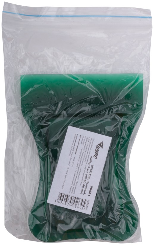 Шпатели, мягкий пластик, 40/60/80 мм, набор 3 шт., цветные