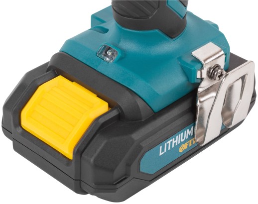 Дрель-Шуруповерт акк. 18,0 В; 0-450/1550 об/мин; 29,0 Нм; 2 (Li-Ion) 1,3 Ач; 1,5 ч.; рез. накл.; кейс