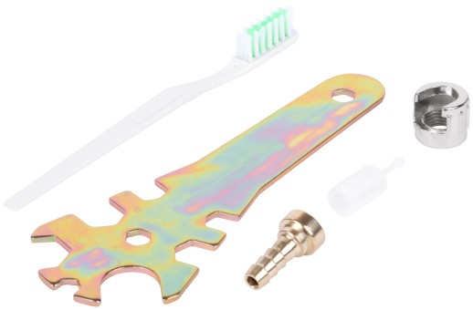 Краскопульт пневматический HVLP, пластиковый верхний бачок 600 мл, 1.4 мм