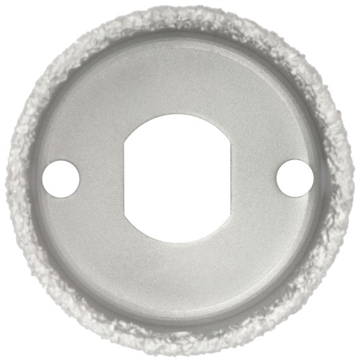 Коронка кольцевая по кафелю карбидная, глубина пропила 25 мм, 43 мм