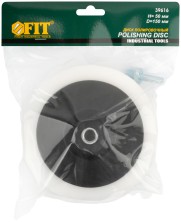 Диск полировальный поролоновый, гайка М14, 150х50 мм