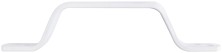 Ручка скоба плоская, 85 мм, белая