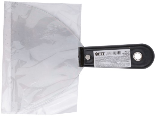 Шпатель с пластиковой ручкой полированный 6" (150 мм)