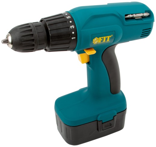 Дрель-Шуруповерт акк. 12,0 В; 0-550 об/мин; 9,5 Нм; 2 (Ni-Cd) 1,2 Ач; 3-5 ч.; рез. накл.; кейс