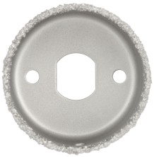 Коронка кольцевая по кафелю карбидная, глубина пропила 25 мм, 51 мм