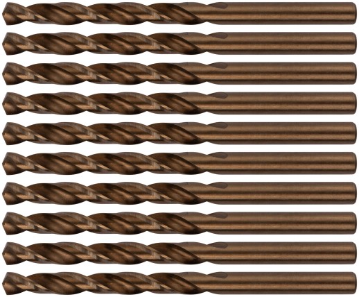Сверла по металлу HSS с добавкой кобальта 5% Профи 6,0 мм (10 шт.)