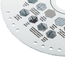 Диск отрезной алмазный "Мультирез" универсальный сплошной, вакуумное спекание, Профи (сухая и влажная резка) 125х1,4х3,0х22,2 мм