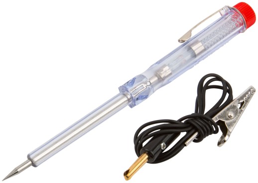 Отвертка индикаторная, прозрачная ручка 100 - 500 В, 190 мм