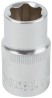 Головка 6-гранная CrV  1/2"  13 мм