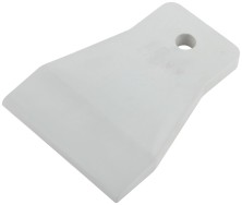 Шпатель резиновый белый  60 мм