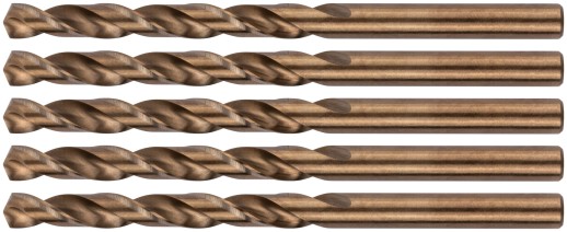 Сверла по металлу HSS с добавкой кобальта 5% Профи 7,0 мм ( 5 шт.)
