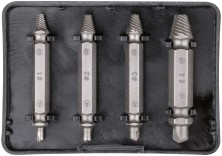 Набор экстракторов двусторонних Профи, сталь S2, 4 шт.