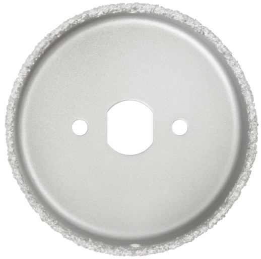 Коронка кольцевая по кафелю карбидная, глубина пропила 25 мм, 76 мм