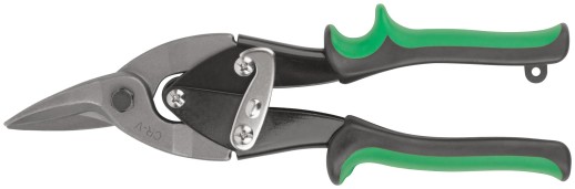 Ножницы по металлу усиленные CrV Профи, прорезиненные ручки, правые 250 мм