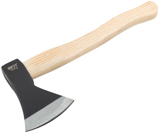 Топор кованая усиленная сталь, деревянная полированная ручка 600 гр.