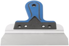 Шпатель фасадный Профи, нержавеющая сталь, прорезиненная ручка 200 мм